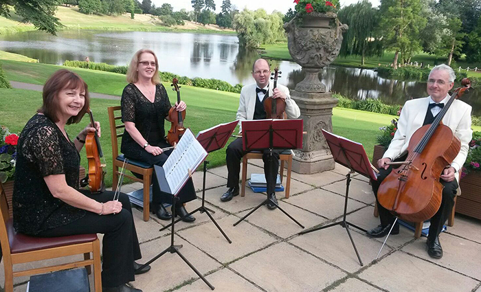 Oberon String Quartet at Brocket Hall Golf Club
